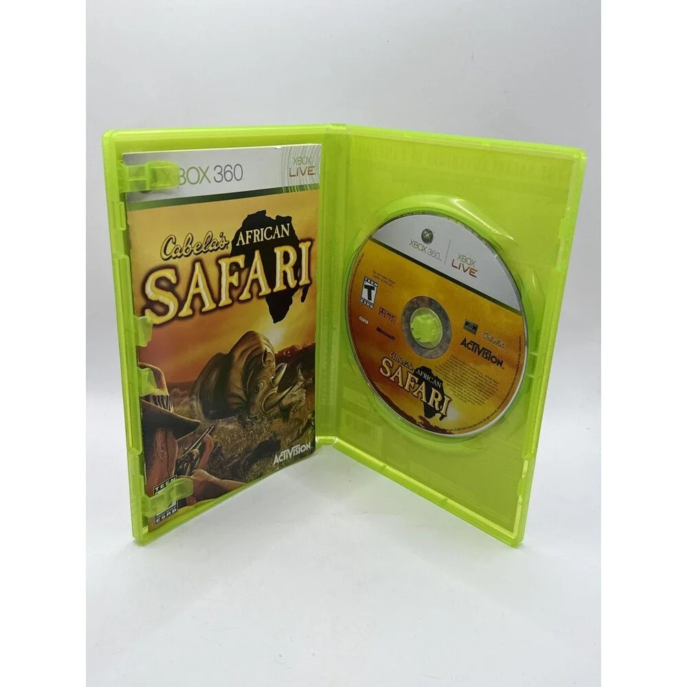 Cabela's African Safari Microsoft Xbox 360 Game CIB T 2006 Activision Hunting